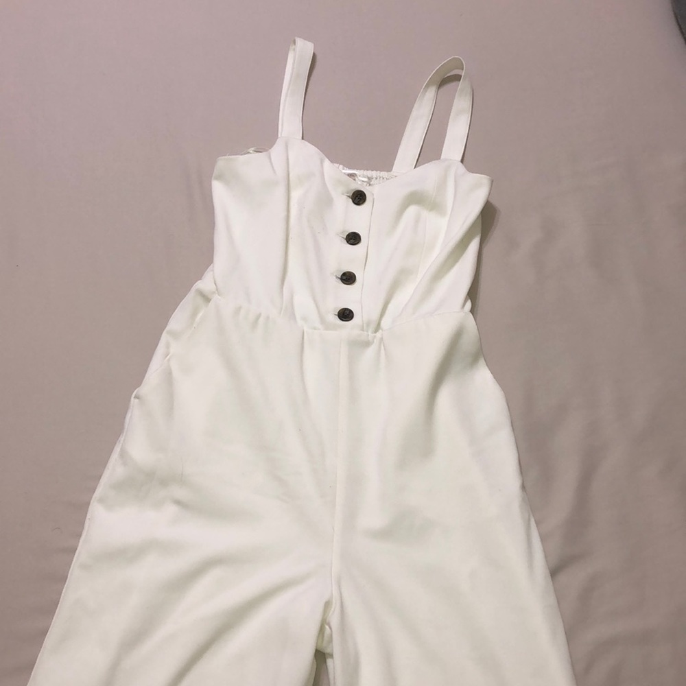 COPY - White wide strap jumpsuit